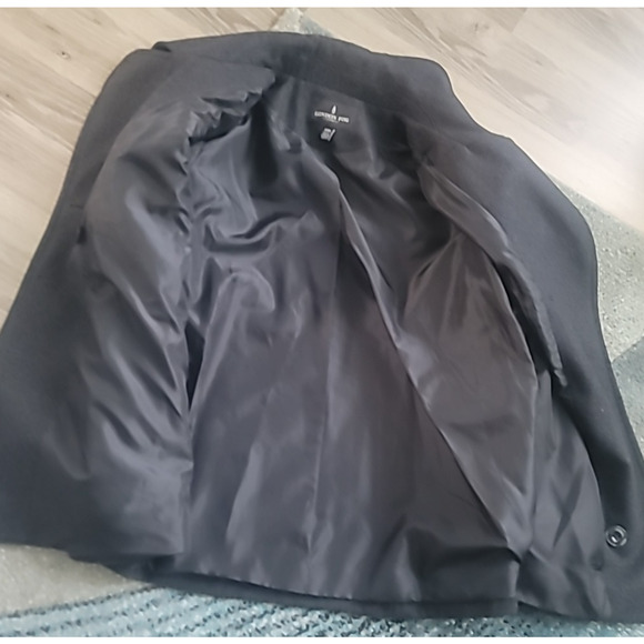 London Fog Womens Size XXL Wool Blend Charcoal Gray Grey Car Pea Coat Jacket - Picture 9 of 11